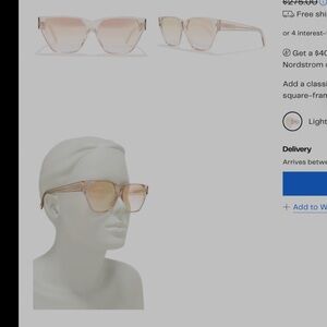 $275 SPORTMAX Sunglasses, Italy made, Nordstrom, slightly mirrored, new